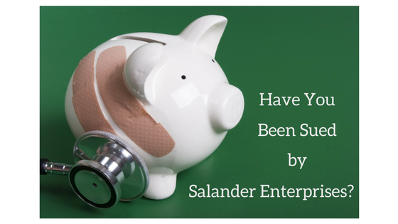 Have You Been Sued By Salander Enterprises?